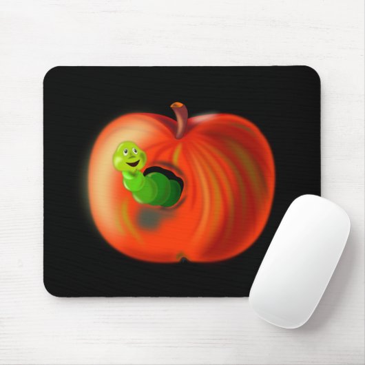 Funny Apple Mouse Pad Mousepad (Mit Mouse)