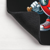 Funny Apple Playing Sell Fruit Lover Sell Player Mousepad (Ecke)