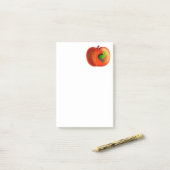 Funny Apple Post-it® Notes Post-it Klebezettel (Auf Schreibtisch)