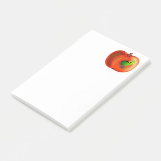 Funny Apple Post-it® Notes Post-it Klebezettel (angewinkelt)
