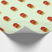 Funny Apple Wrapping Paper Geschenkpapier (Ecke)