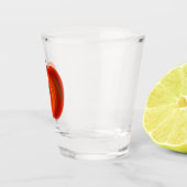 Funny Apple Wurm Shot Glass Schnapsglas (Rechts)