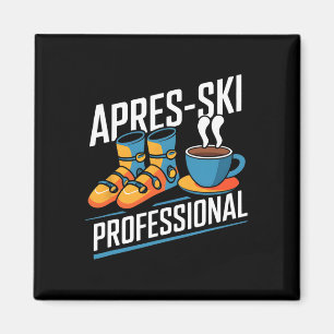 Funny Apres-Ski Beruflicher Alpin Skier Magnet