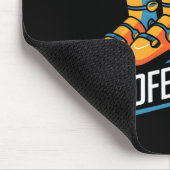 Funny Apres-Ski Beruflicher Alpin Skier Mousepad (Ecke)