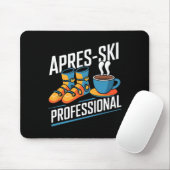 Funny Apres-Ski Beruflicher Alpin Skier Mousepad (Mit Mouse)