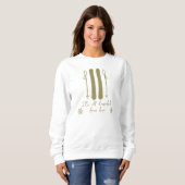 Funny Apres Ski Bridesmaid Bachelorette Sweatshirt (Vorne ganz)