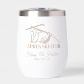 Funny Apres Ski Club Insulingierte Tasse (Vorderseite)