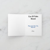 Funny April Fool's Day Card Karte (Innenseite)