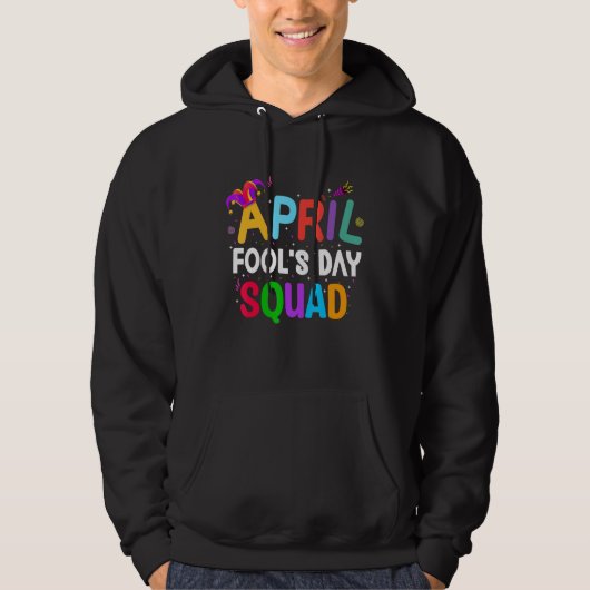 Funny April Fool's Day Pranks April Narren Day Squ Hoodie (Vorderseite)