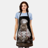Funny Apron für Britische Katzenliebhaber Schürze (Getragen)