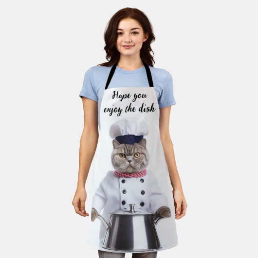 Funny Apron für British Cat Lovers Schürze (Getragen)