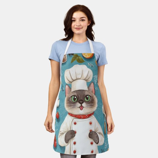 Funny Apron für Cat Liebhaber Schürze (Getragen)