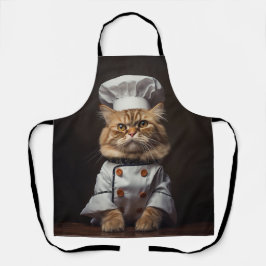 Funny Apron für Cat Lovers and Cooks Schürze