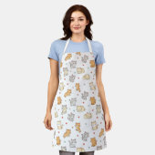 Funny Apron für Katze Lover Kawaii Cat Pattern Schürze (Getragen)