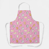 Funny Apron für Katze Lover Kawaii Cat Pattern Schürze (Vorderseite)