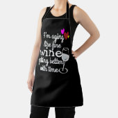 Funny Apron: "Ich bin wie guter Wein alt" Persönli Schürze (InSitu)