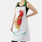 Funny Apron Überraschte Rooster - Was ist so lusti Schürze (InSitu)