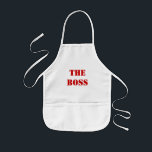FUNNY APRONS KINDERSCHÜRZE<br><div class="desc">Who would argue with the little person wearing this! Change the text by clicking customize it. Other products in our store just click twocompany. England UK. 


com</div>
