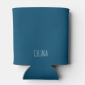 Funny Aquamarin Horse Reittier Crazy Kastanien Mar Dosenkühler (Rückseite)