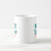 Funny Aquamarin lassen es sonnig sonnig anderswo W Kaffeetasse (Mittel)