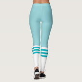Funny Aquamarin Team Tube Sock Leggings (Rückseite)