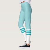 Funny Aquamarin Team Tube Sock Leggings (Links)