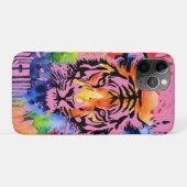 Funny Aquarell bunter Tiger Case-Mate iPhone Hülle (Rückseite (Horizontal))