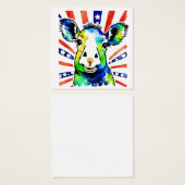 Funny Aquarell farbiges Schaf (Vorne & Hinten)