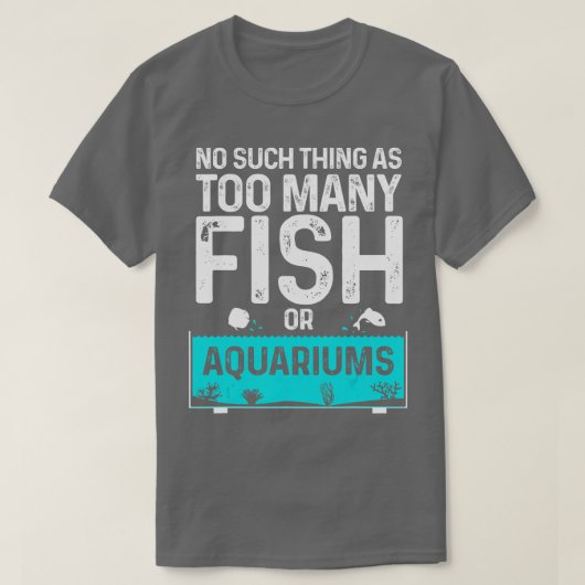 Funny Aquarium Design für Männer Frauen Fischerei T-Shirt (Design vorne)