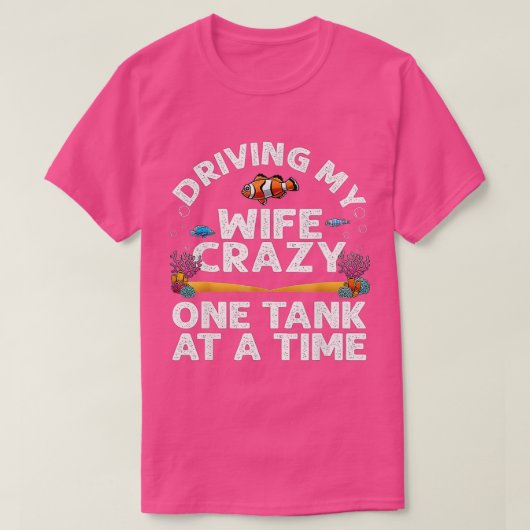 Funny Aquarium Designs Men Vater Husband Fish Tank (Design vorne)