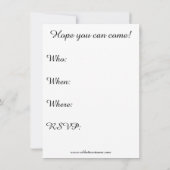 Funny Arabian Nights Party Einladungen (Rückseite)