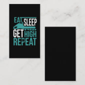 Funny Arborist Get High Tree Kettensäger Visitenkarte (Vorne/Hinten)