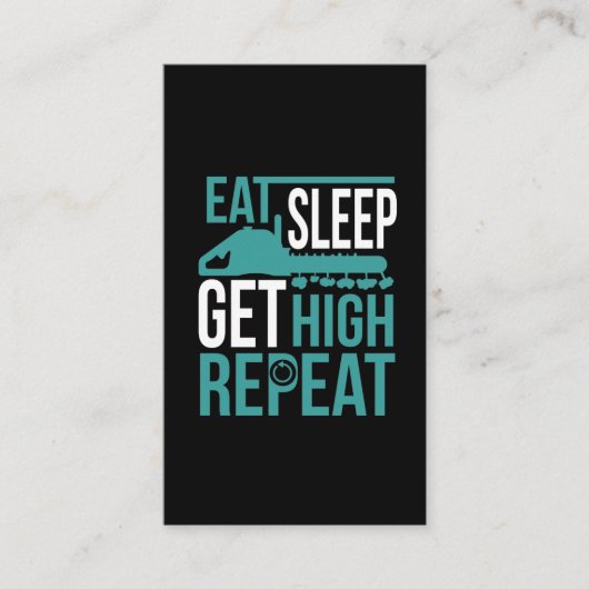 Funny Arborist Get High Tree Kettensäger Visitenkarte (Vorderseite)