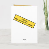 Funny Archaeologts Will Date Anything Karte (Rückseite)