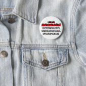 Funny Archäologe .. Sehr unwahrscheinlich Button (Beispiel)