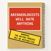 Funny Archäologen werden jedem Witz trotzen Notizblock (Rückseite)