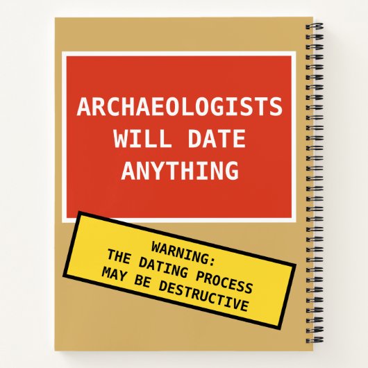 Funny Archäologen werden jedem Witz trotzen Notizblock (Rückseite)