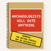 Funny Archäologen werden jedem Witz trotzen Notizblock (Vorderseite)