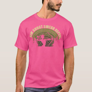 Funny Archery Bow Junting Bow Arrows Girl Bowhunti T-Shirt
