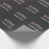 Funny Archery Girl Bow Showfrauen Geschenkpapier (Ecke)