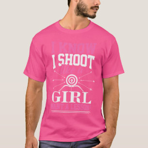 Funny Archery Jagd Girl T-Shirt