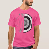 Funny Archery Kunst für Archer Bowman Bogenschieße T-Shirt (Vorderseite)