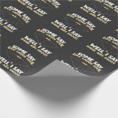 Funny Archery Raise Aim Shoot Bow Archer Geschenkpapier (Ecke)