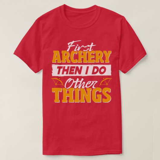 Funny Archery T-Shirt (Design vorne)