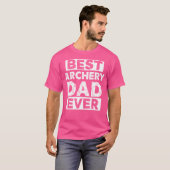 Funny Archery Vater Bester Vater T-Shirt (Vorne ganz)