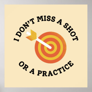 Funny Archery Vater Sprichwort Poster
