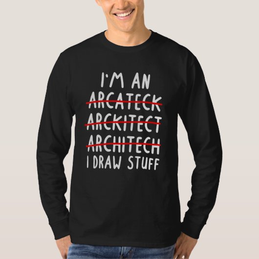 Funny Architect Art Men Women Future Architecture T-Shirt (Vorderseite)