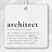 Funny Architect Definition Geschenkartikel Ornament Aus Metall