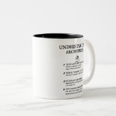 Funny Architect Definitions Zweifarbige Tasse (VorderseiteRechts)