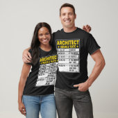 Funny Architect Gift Architect Redewendungen Stund T-Shirt (Unisex)
